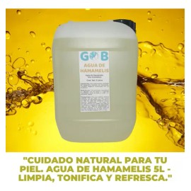 Agua De Hamamelis - Tónico Facial - Gob - 5 Litros