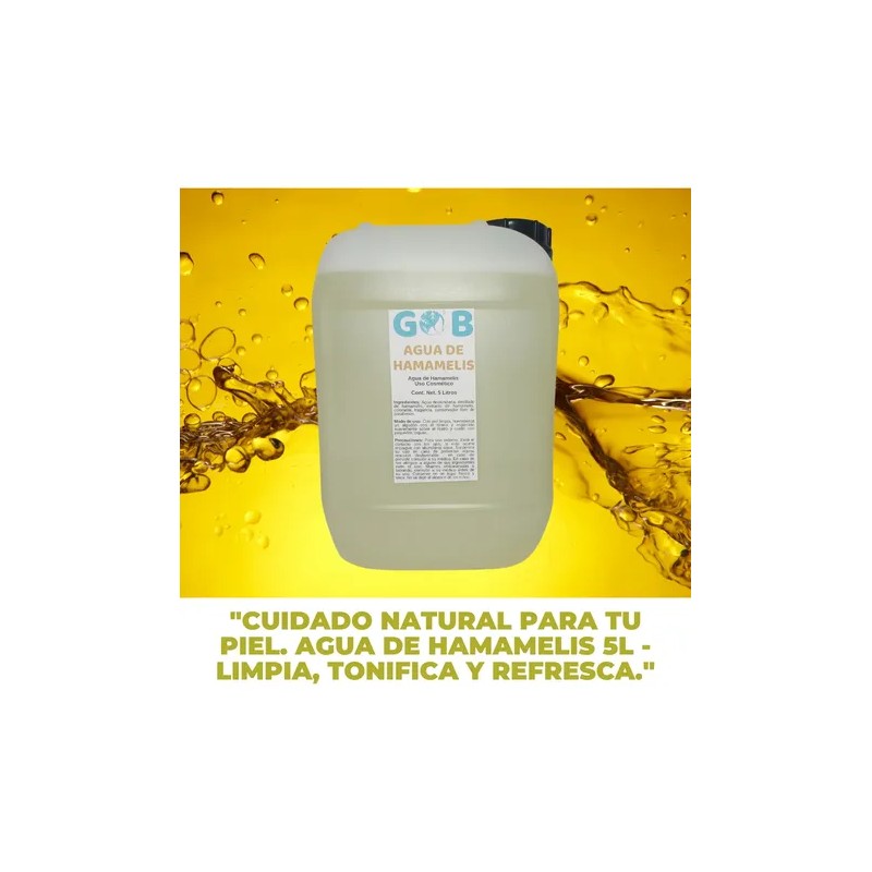 Agua De Hamamelis - Tónico Facial - Gob - 5