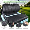 10L0L Golf Cart Seat Covers for Club Car Precedent,Diamond Pattern,Vinyl