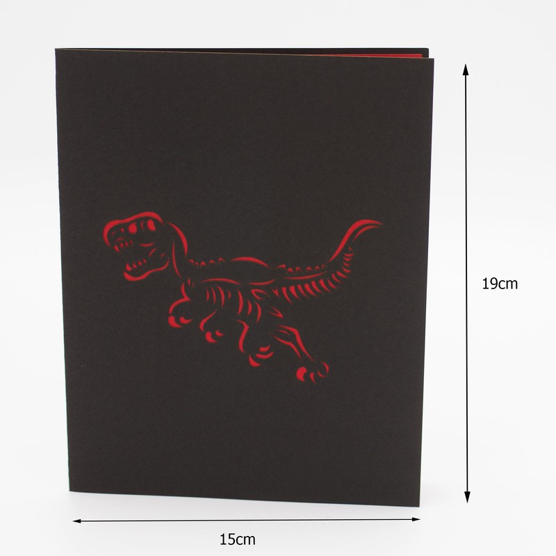T-Rex Unleashed: 3D Pop-Up Cards for Mother's Day, Birthdays, Anniversaries,