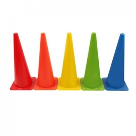 Kiders 1pc 48cm Soccer Training Cone for Dribbling Color Cone Yellow