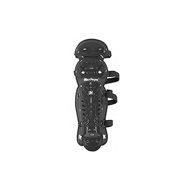 Junior B68 Double Knee Leg Guard, Black