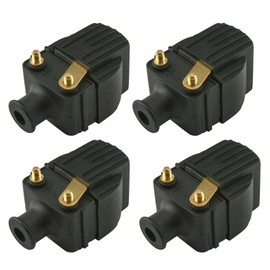 4 pack of Venom Premium Merc Ignition Coil SportJet 175/210 & 3-225 HP Outboard (For Mercury/Replaces 339-832757A4 NOT coils with thru-bolt mounted Mounting bolt goes through coil body)