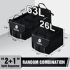 SugarFox Car Trunk Organizer for SUV - 63L+26L Modular Storage,