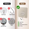 5-Pack Adhesive Lid Holder Hooks Compatible with Caraway Pan, Wall