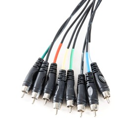 Adam Hall 3 Star Series New 3 m Mono Jack 8 x 6.3 mm to 8 x Clinch Plugs