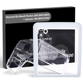 foto-kontor Protective Covers Set of 2 Compatible with Bosch Intuvia 100 (BHU3200) and Bosch Purion 200 (BRC3800) Clear Case E-Bike Bicycle Display Control Unit Protection Against Water and Dirt