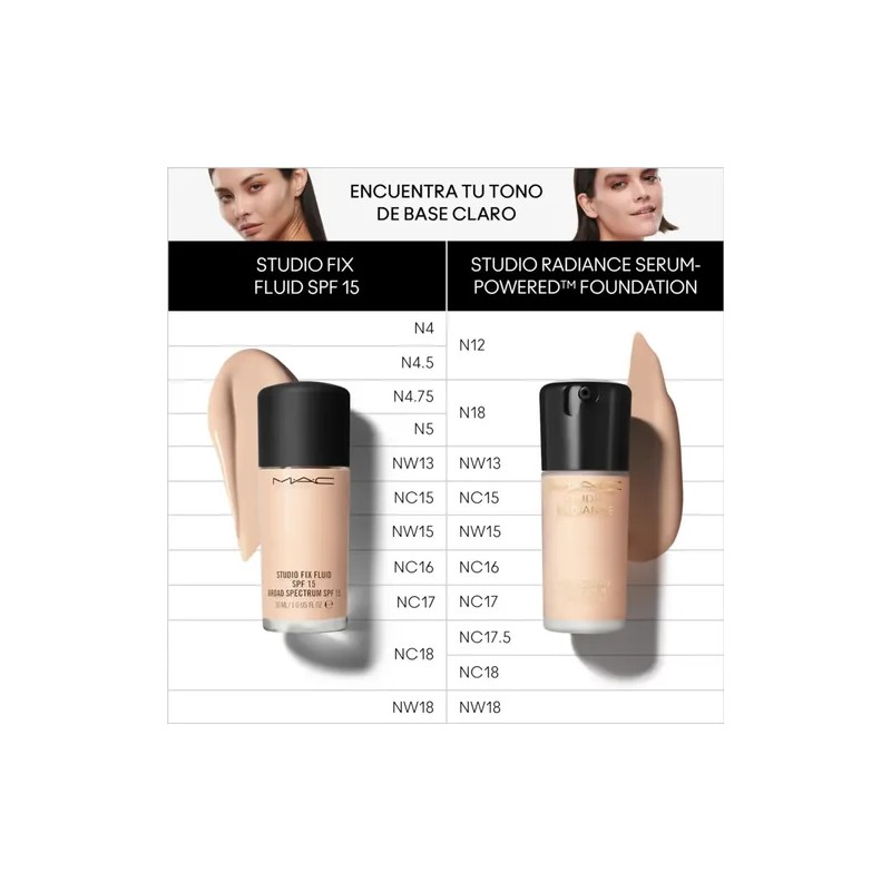 Base Sérum MAC Studio Radiance Serum-Powered | NC35 | Luminoso