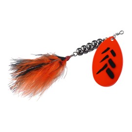 FLADEN Fishing MAXXIMUS ATTRACTA Blade Spinner LAKE and COAST Fishing Lures - Ideal for Predatory Fish (Hot Red, 20g / 9.0cm) [16-841020-01]