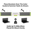 HangSmart TV Soundbar Mount NO Stud & NO Drill Easy