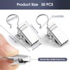 ALLisWE Pack of 50 Curtain Clips Curtains Clips for Curtains