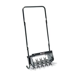 Agri-Fab 45-0365 Push Spike Aerator Lawn Tool,16 Inch Push Lawn Aerator With 5 Aerating Spikes, Used for Lawn Care Maintenance
