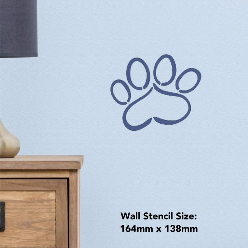 A5 'Cat Paw' Wall Stencil/Template (WS00002696)