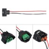 YUNPICAR H8 H11 H16 Dual Waterproof Female Connector Coupler Valve,
