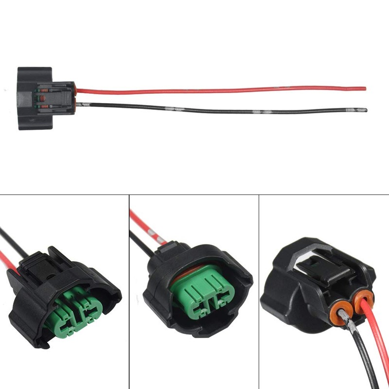 YUNPICAR H8 H11 H16 Dual Waterproof Female Connector Coupler Valve,