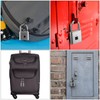 Smart Fingerprint Padlock Rechargeable Keyless 10 Fingerprints Morse Code Emergency