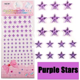 WUIOS Moon Pattern Eye Gems Sticker Face Jewels Stickers Self Adhesive Multicolor