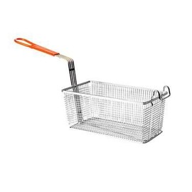 Thunder Group 12 1/8" X 6 1/2" X 5 3/8", Fry Basket, Orange Handle