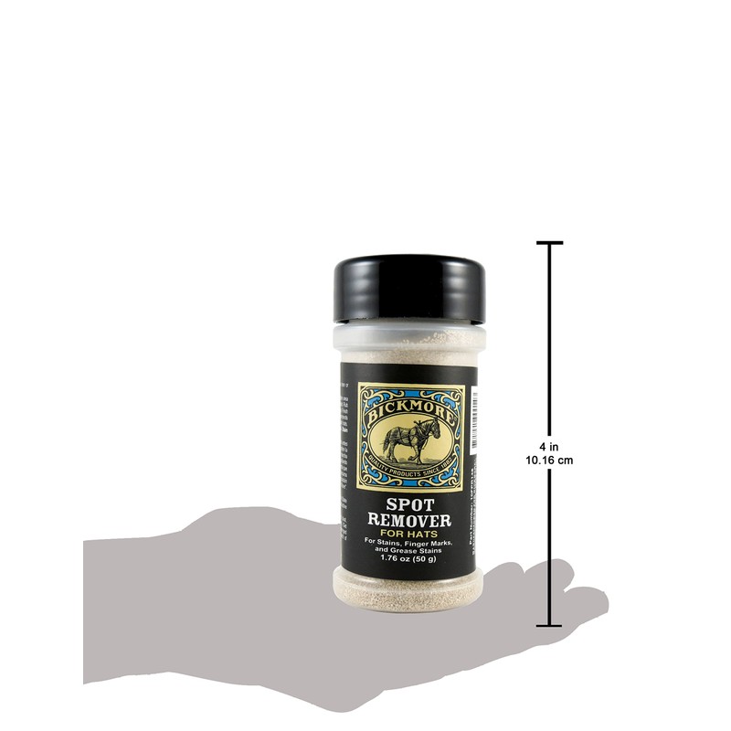 Bickmore Spot Remover for Hats- Cleans and Removes Stains, Grease,