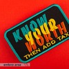 EMBROVERSE Know Your Worth Then Add Tax Patch - Motivation