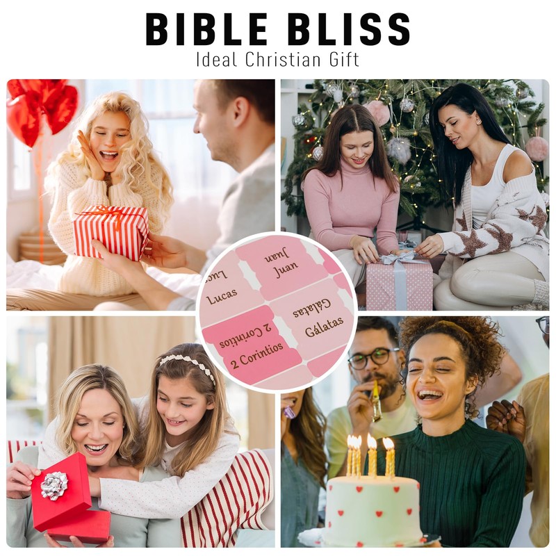 Spanish Bible Tabs for Women, Gold Foiling Pestañas para Biblia