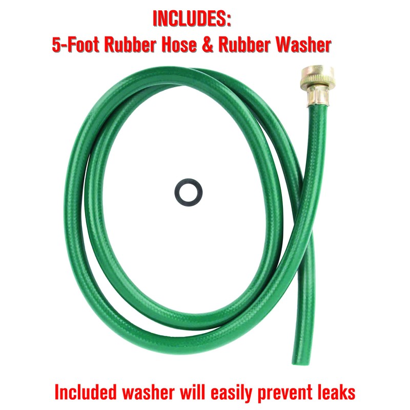 LDR Industries 504 1300 Garden Dehumidifier Drain Hose, 5ft, Green