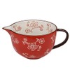 Gaolinci Cherry Blossom Pattern Kitchen Ceramic Mixing Bowl, 1 Quart