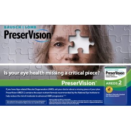 120gels Vitaminas Minerales Preservision Areds-2 Para Ojos Sabor Sin Sabor de Bausch Lomb Suplemento Para Los Ojos Que Contiene Luteína Vitamina C Zeaxantina Zinc y Vitamina E