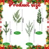 Suncalla 100 Pcs Christmas Artificial Pine Branches Assorted Faux Picks