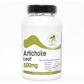 Naturetition Supplements Artichoke Leaf 500mg ~ 200 Capsules - No Additives