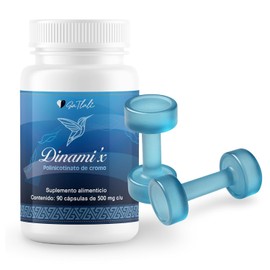 Cromo Polinicotinato de Cromo Chromium Ga Tlali 90cap 500mg - Ingredientes Naturales - Sin Sabor - Suplemento para Mujer - Polinicotinato Beneficios Saludables