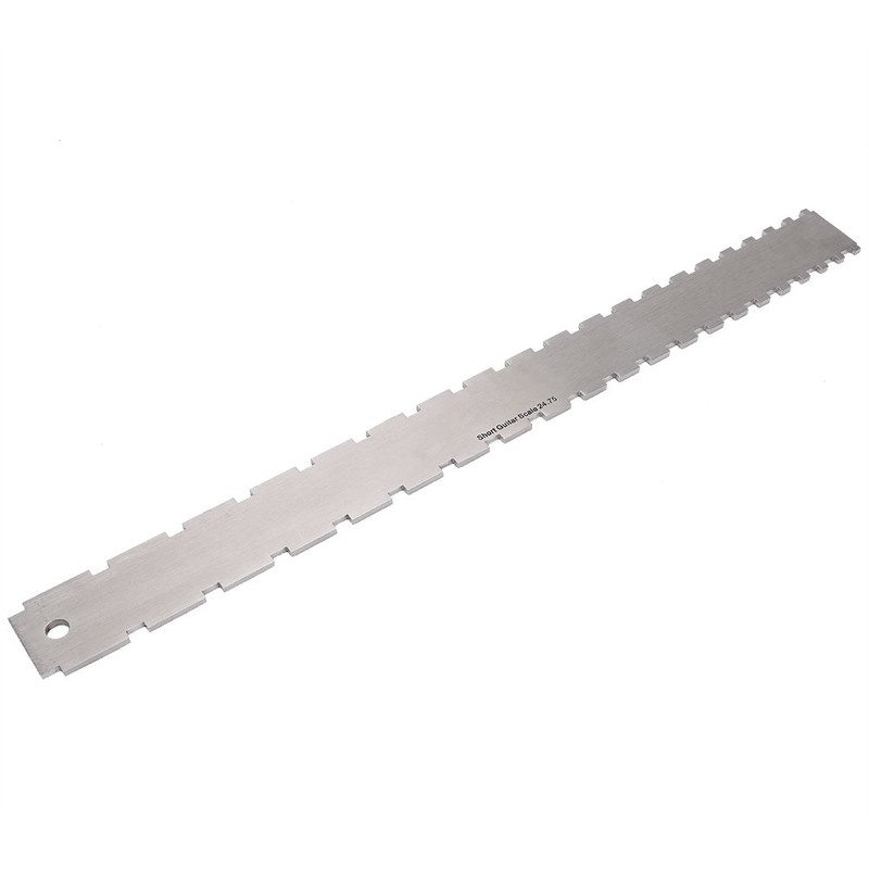 16.53 x 1.45 inch Practical Notched Fret Board Straight Edge