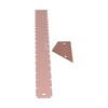 Guitar Measuring Tool Set Silver Aluminum Neck Straight Edge Fret