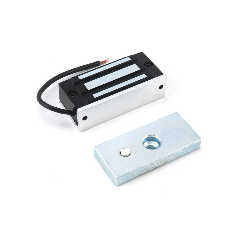 QWORK Electric Magnetic Lock, 2 Pack 60kg 130LBs Holding Force