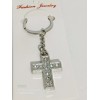 Unbranded 12 Cross Key Chain Rhinestones Bling Comunion Bautizo Party