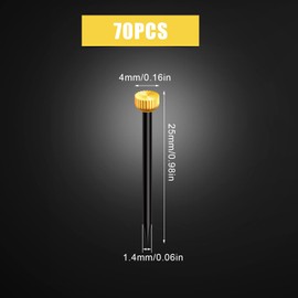 AIEX Picture Hanging Nails Picture Hang Solutions Plaster Picture Frame Hangers with Plastic Storage Box (70Pcs)