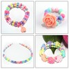 Sasairy Colourful Beads for Children, DIY Necklace, Bracelets, Headband, multicoloured