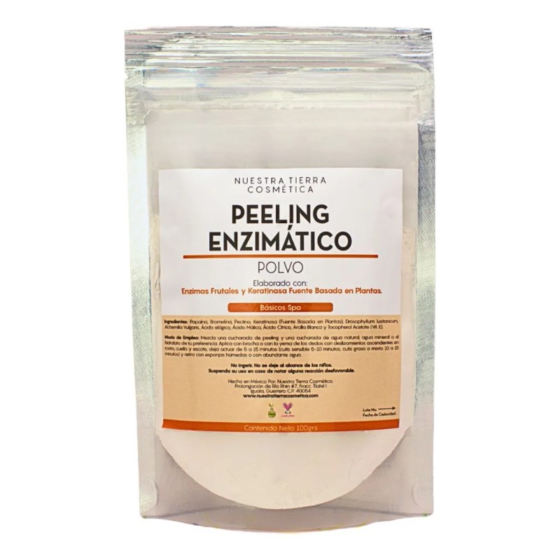 Peeling Enzimático Exfoliante BBGlow y Faciales 100g Renueva tu piel
