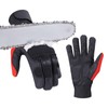 SAFTA Chainsaw Gloves, Cut Resistant Gloves with 17-Layer Protection on
