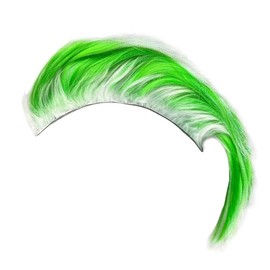 Helmet Wigs Haair Helmet Mohawk Helmet Decoration Hawk for Motorcycle Bicycle Snowboarding Skiing Biking Cycling Helmets (Green)