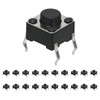 200PCS Tactile Push Button Switch 4Pin 6x6x5mm Vertical Momentary Micro