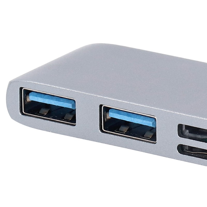 7In1 TypeC High Definition 4K Card Reader Hub Adapter USB3.1