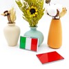 Perdecor Italy Flag Sticker Emblem Italian Decal Car Chrome Flags,