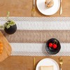 Tosleo Boho Table Runner 12×90 Inches Long with Tassels Khaki