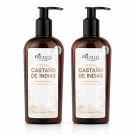 PACALLI Crema Castaño de Indias 2x250g - Con Hamamelis y Árnica