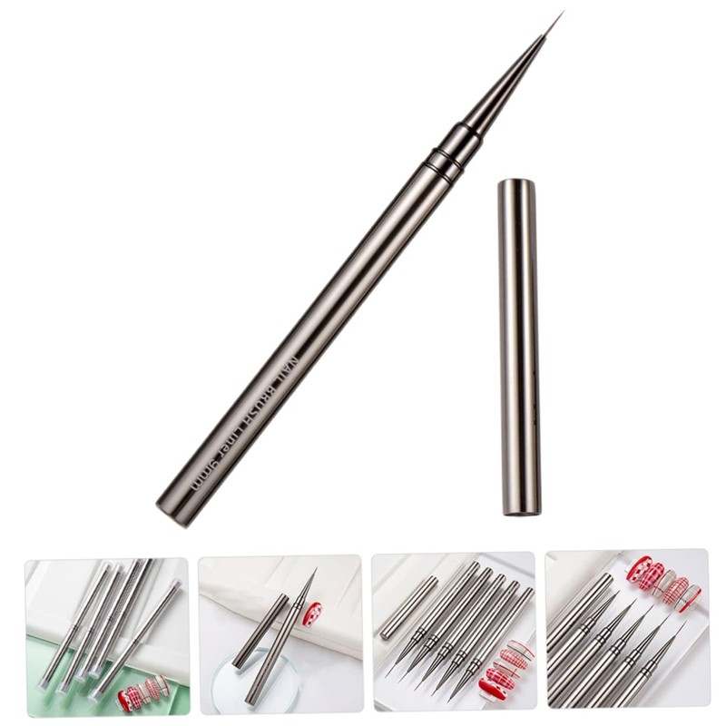 Healeved Nail Art Liner Pen Thin Brush for Manicure Nail