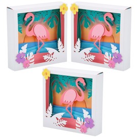 Fun Express Tropical Scene Paper Layering Craft Kit - Makes 3