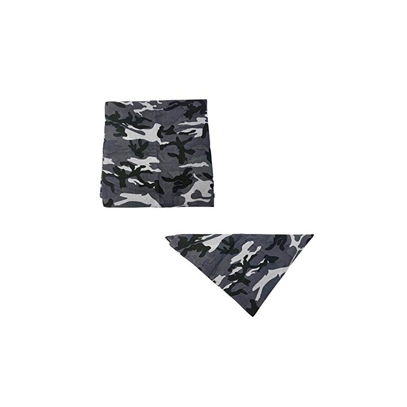 WS Accessories Cotton Bandana [Grey Camo]