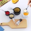 black Measuring Tools 8-Piece - 4 Measuring Cups / 4