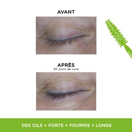 HUYGENS - Eyelashes and eyebrow booster - revitalising care with castor oil organic certified - 3.5 ml - 99% natural - vegan